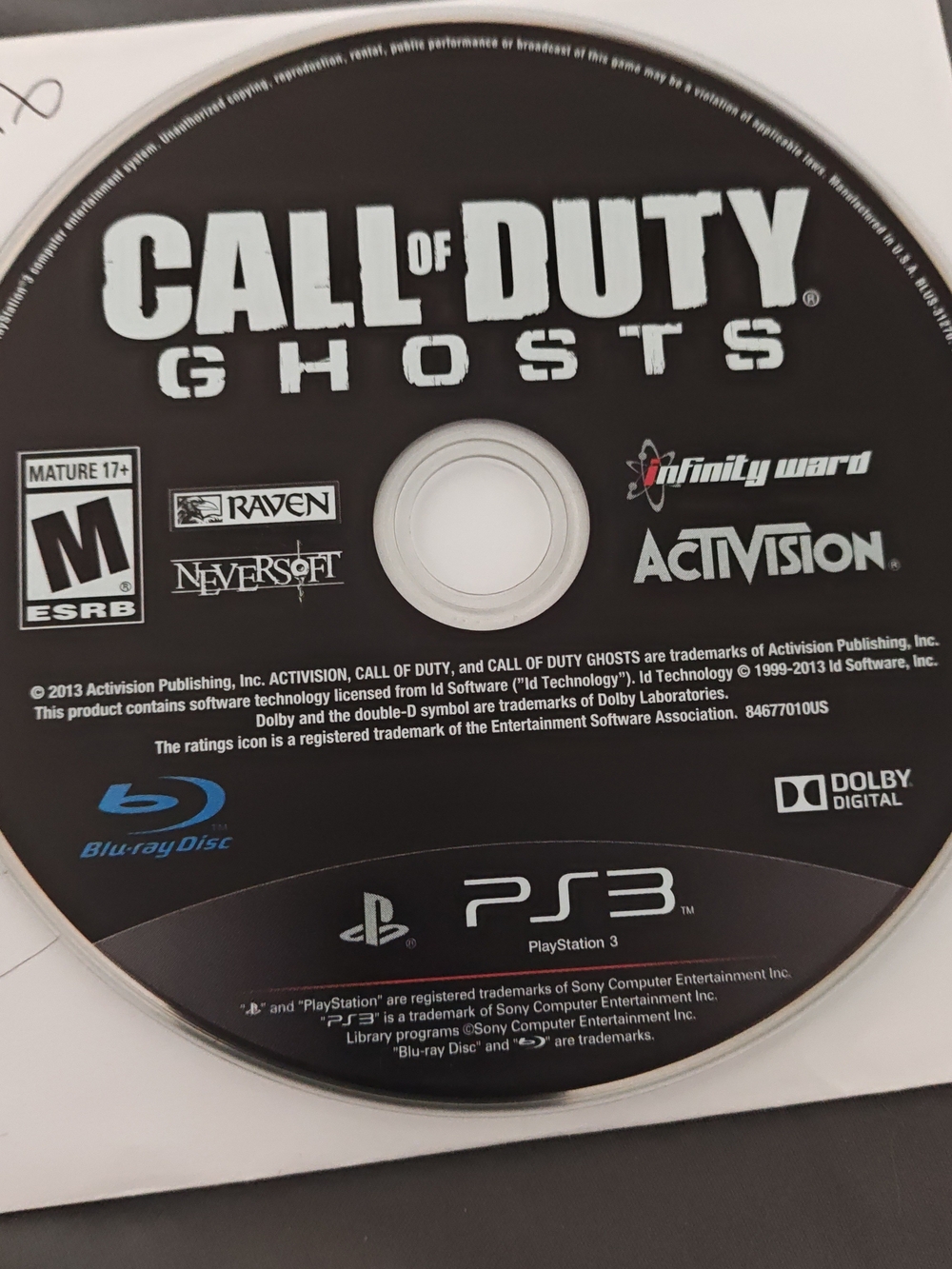 Call of Duty: Ghosts (PS3)